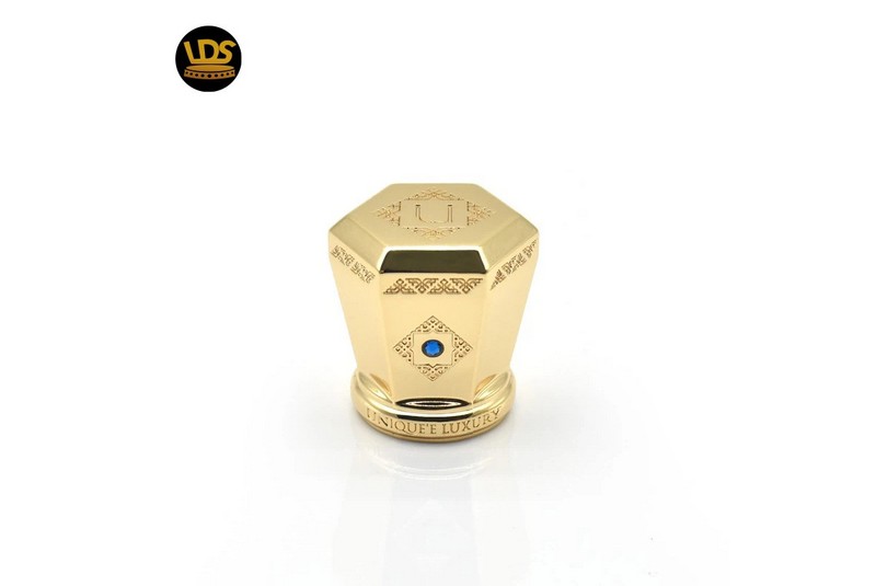 zamac crystal perfume cap