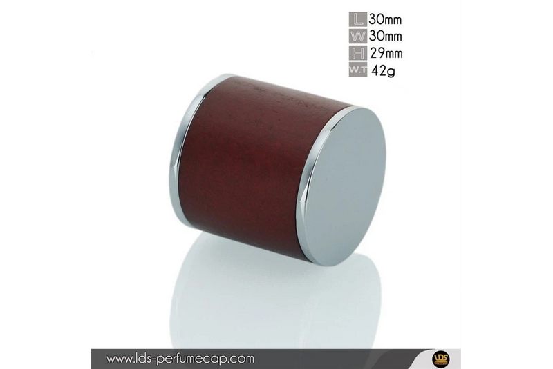 Luxury Metal Wooden Perfume Lid (1)